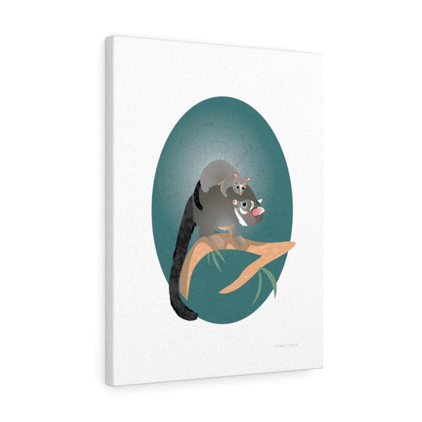 Possum Piggyback (Canvas) - Bittle Life