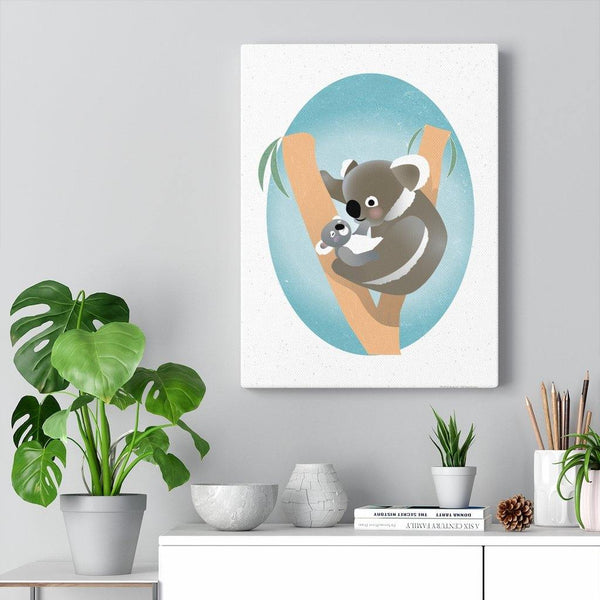 Koala Cuddles (Canvas) - Bittle Life